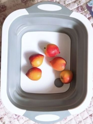 Customer photo review of Eco-Friendly 3-in-1 Multi-Function Foldable Cutting Board, Washing Bowl & Draining Fruit Basket [Limited SALE]