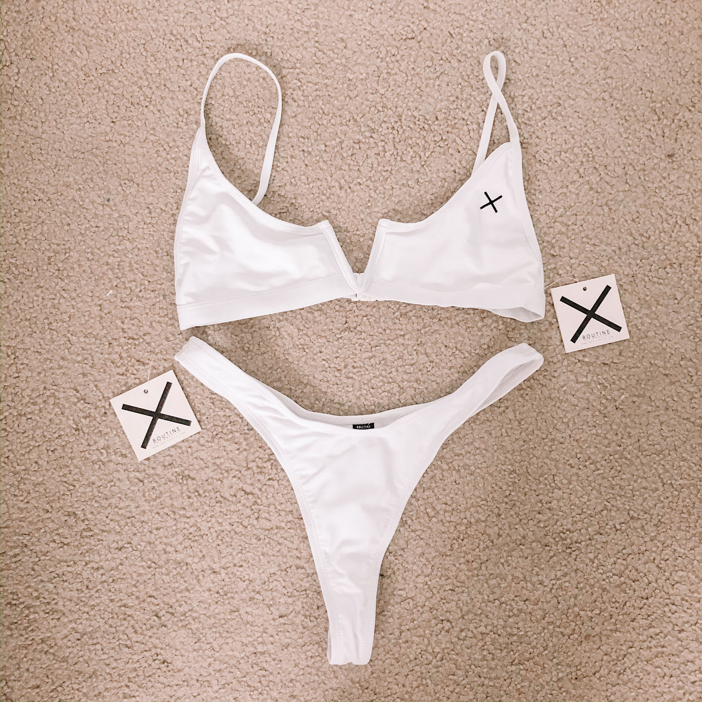 Customer photo review of Venice White Chic 80's Bottoms