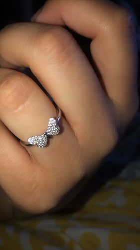 Customer photo review of Mini mariposa ring