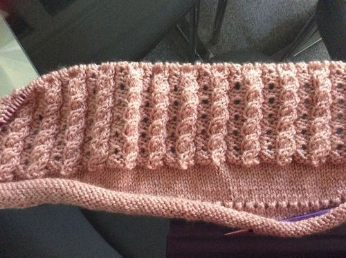 Customer photo review of Baby Mystery Knitting Box