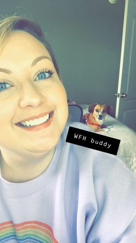 Customer photo review of You Are Enough (Rainbow) -- Sweatshirt