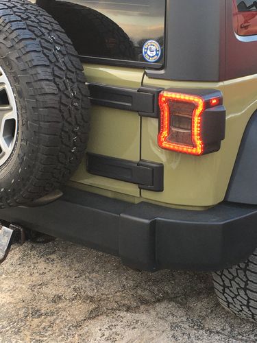 Customer photo review of JK to JL Conversion Tail Lights - Black (07-18 JEEP WRANGLER JK/ JKU)