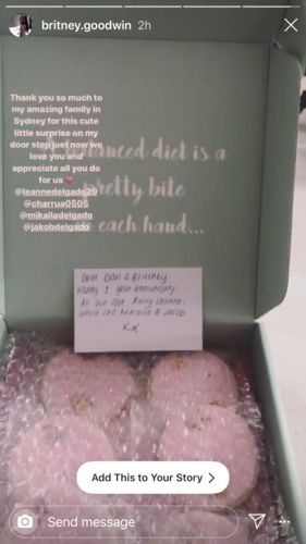 Customer photo review of HAPPY ANNIVERSARY BITES