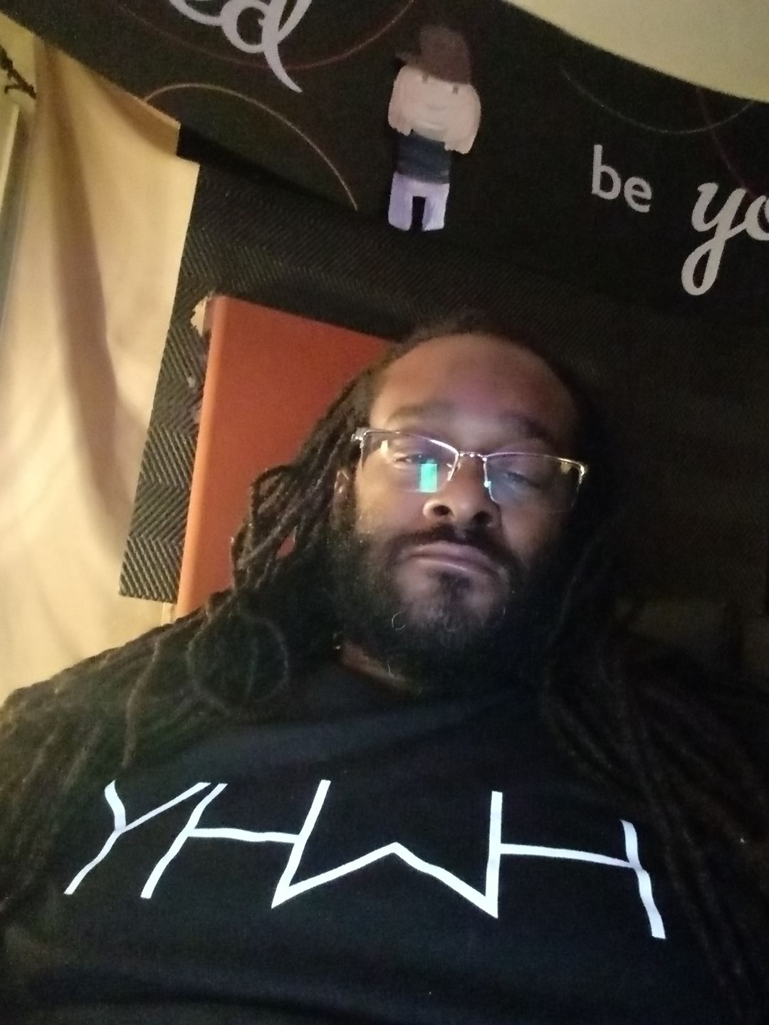 Customer photo review of YHWH  Swoop Tee (Black)