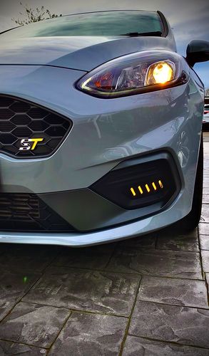 Customer photo review of Fiesta MK8 ST/ST Line Race Style Fog Light Armour