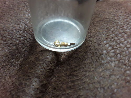 Customer photo review of *BOGO* Pioneer '2 OUNCE NUGGET HUNT' - Gold Panning Paydirt Concentrate