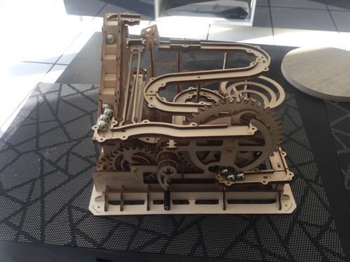 Customer photo review of Robotime 3D Wooden Marble Run Kit