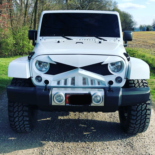 Customer photo review of Hawke Grille - Matte Black (07-18 Jeep Wrangler JK)