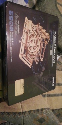 Customer photo review of Robotime 3D Wooden Marble Run Kit