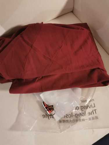 Customer photo review of Japanese linen pants