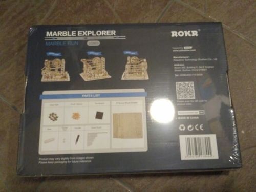 Customer photo review of Robotime 3D Wooden Marble Run Kit