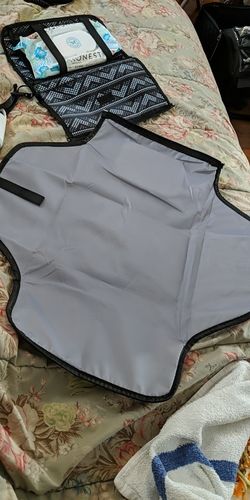 Customer photo review of Incoobo's Best "Foldable Waterproof Baby Changing Pad"® - 50% OFF TODAY ONLY