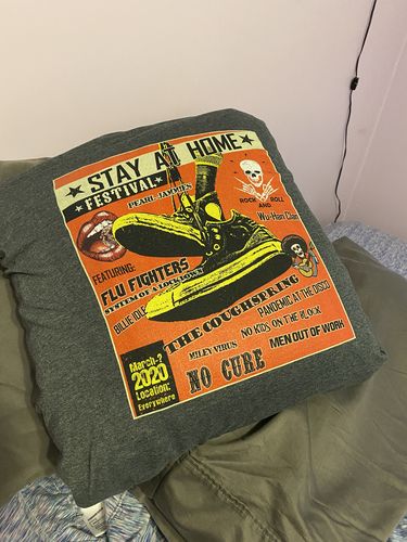 Customer photo review of 2020 Mask This Ltd. Print Corona Concert Tee (Back Print)