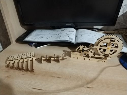 Customer photo review of Robotime 3D Wooden Marble Run Kit