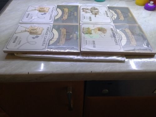 Customer photo review of 3D Wooden Puzzle Model Kits - Collection 1