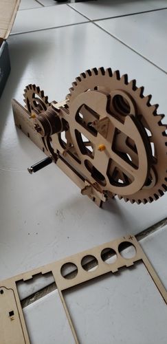 Customer photo review of Robotime 3D Wooden Marble Run Kit