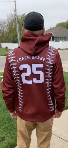 Customer photo review of COACH BRAKE/25/MAROON/M
