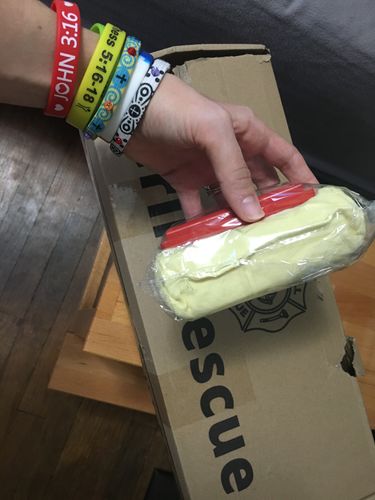 Customer photo review of Double Up: 2 Brushes + 4 Cleaning Heads