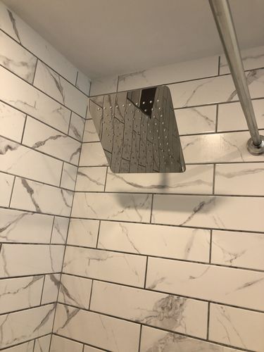 Customer photo review of CCS11- 30" White Cabinet , Grey / White Quartz Countertop, Floor Standing Bathroom Vanity