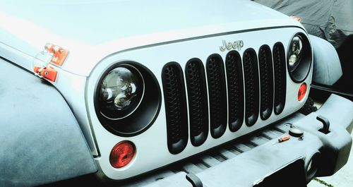 Customer photo review of Clip-in Mesh Grill Inserts for 07-15 Jeep Wrangler JK (Matte Black)