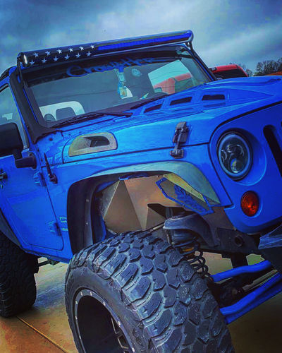 Customer photo review of Thin Blue Line American Flag Insert