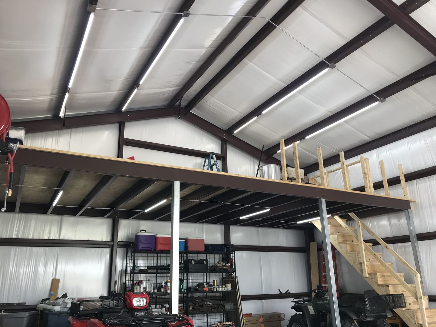 Customer photo review of T8 4ft V Shape LED Tube 30W Integrated 6500k Clear, 4 foot LED shop lights, 4000 Lumens