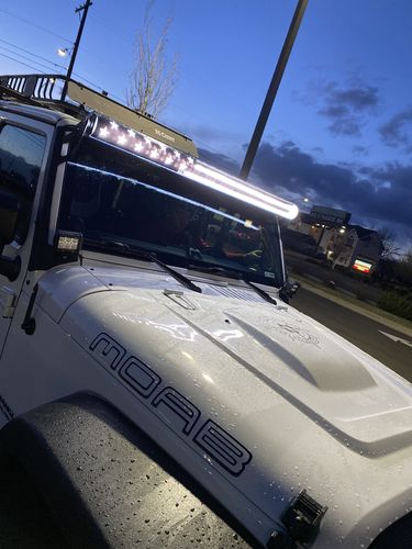 Customer photo review of Aerolidz Light Bar Cover - 50” 52” - Smoked - Dual Row