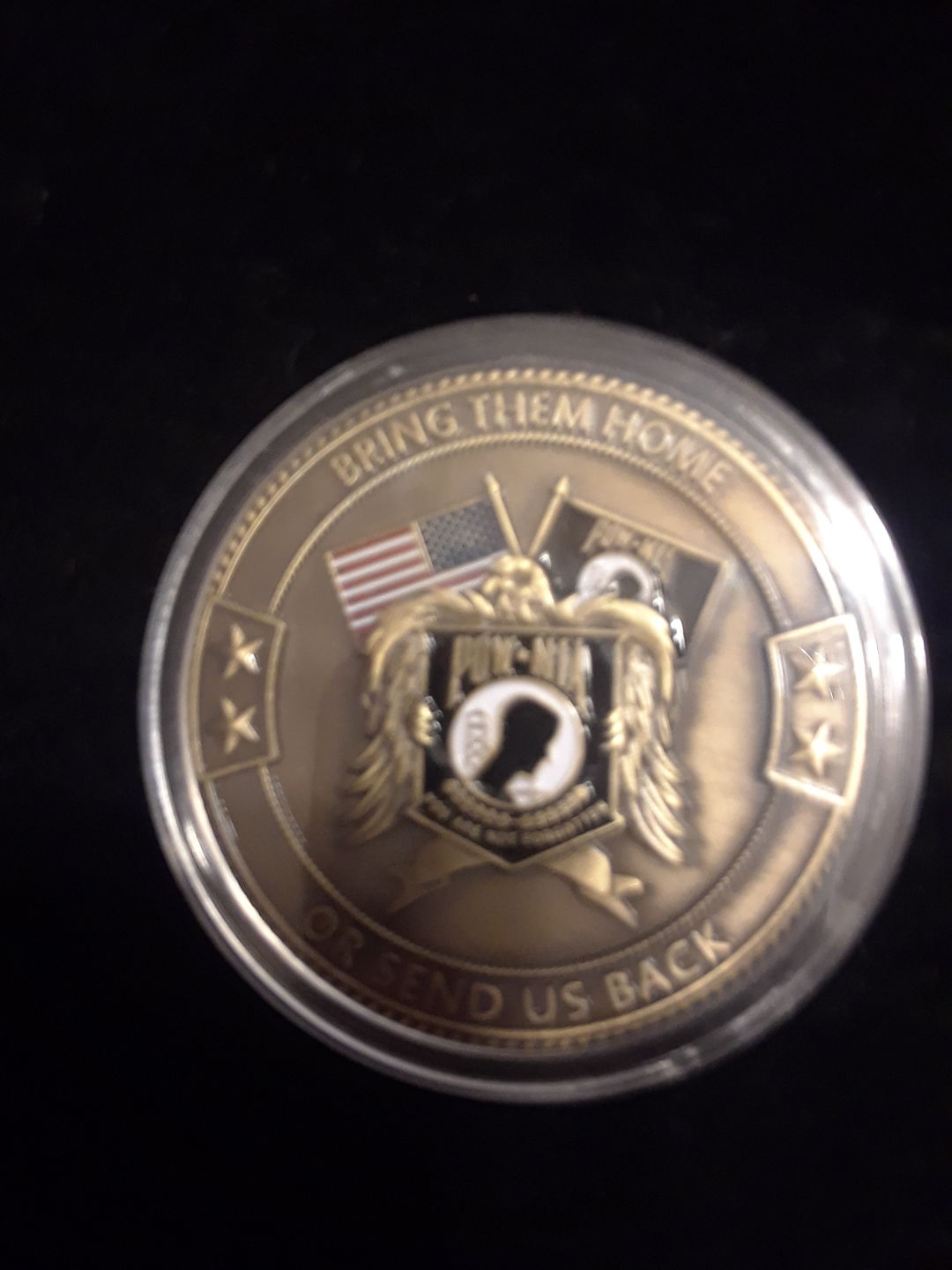 Customer photo review of POW*MIA Memorial Coin