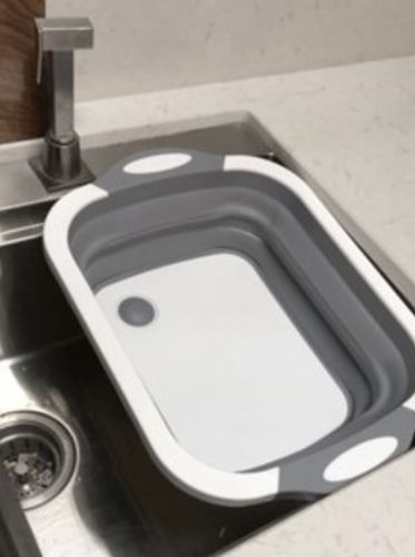 Customer photo review of Multi-Function Foldable Cutting Board, Washing Bowl & Draining Fruit Basket [HOT SALE]