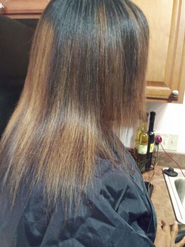 Customer photo review of PureFix Hair Elixir