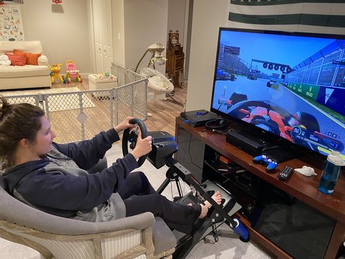 Customer photo review of APEX Steering Wheel Stand