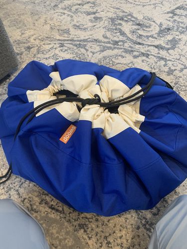 Customer photo review of Super Toy Storage Bag - Royal Blue