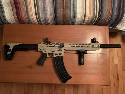 Customer photo review of Sniper GP01G Tactical Vertical Foregrip - 1000 Lumen LED Flashlight Green Laser Fit 20mm Rail Mount