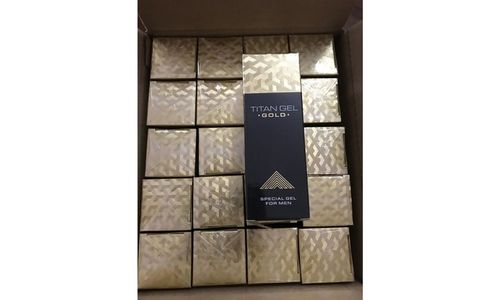 Customer photo review of 24 PIECE TITAN GEL GOLD FOR MEN GUARANTEED ORIGINAL FROM RUSSIA