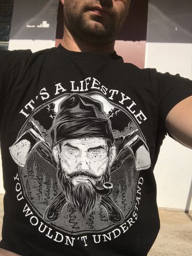 Customer photo review of IT´S A LIFESTYLE   - Herren Shirt