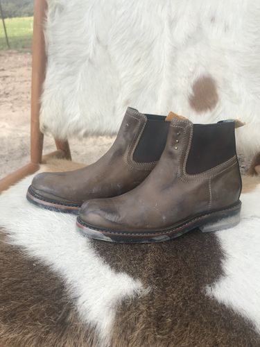 Customer photo review of No.0007 INTERCHANGE work chelsea boot Moka