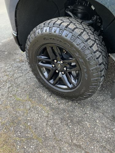 Customer photo review of blue shine™ | premium tire shine