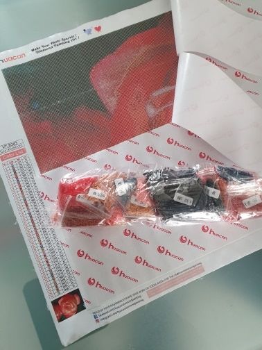 Customer photo review of Unieke diamond painting van jouw foto