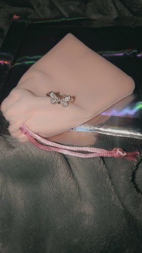 Customer photo review of Mini mariposa ring