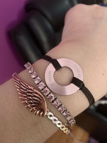 Customer photo review of GOD IS WITH ME - Encircle Faithlet