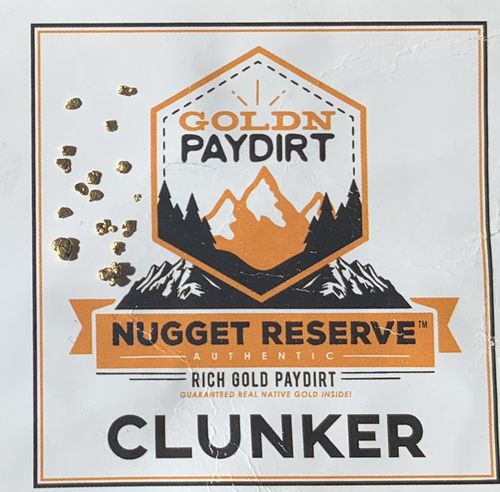 Customer photo review of *New* 2020 NUGGET RESERVE 'CLUNKER' Gold Paydirt Panning Unsearched