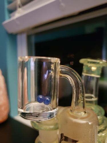 Customer photo review of Thick Flat Bottom Quartz Banger