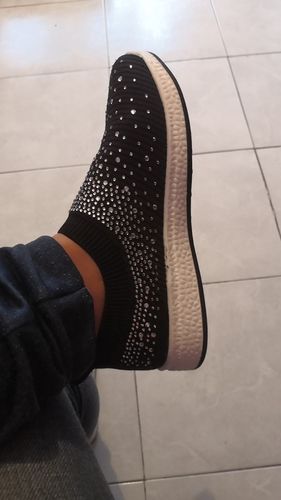 Customer photo review of Casual Slip on Sneakers