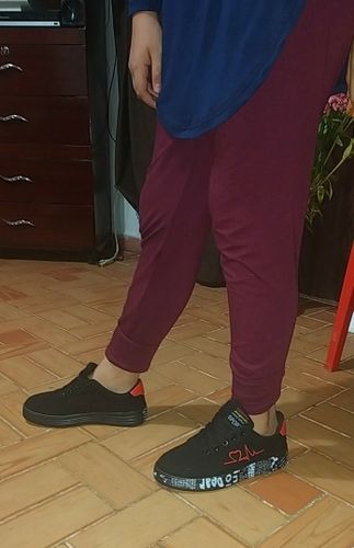 Customer photo review of Flat Canvas Shoes, Casual Sneakers