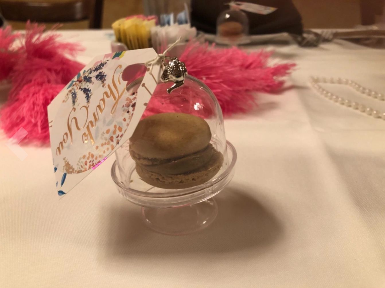 Customer photo review of Acrylic Clear Cake Stand with Lids (12 pieces)