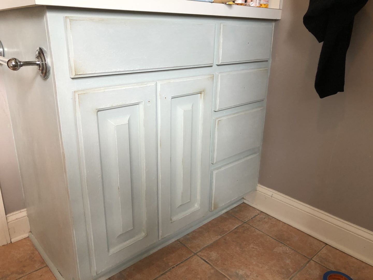 Customer photo review of Bergere Blue - One Step Paint