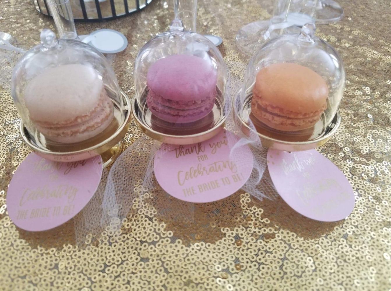 Customer photo review of Acrylic Clear Cake Stand with Lids (12 pieces)