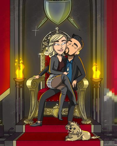 Customer photo review of 'Rick and Morty' Custom Portrait