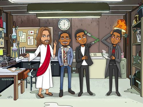 Customer photo review of 'Rick and Morty' Custom Portrait