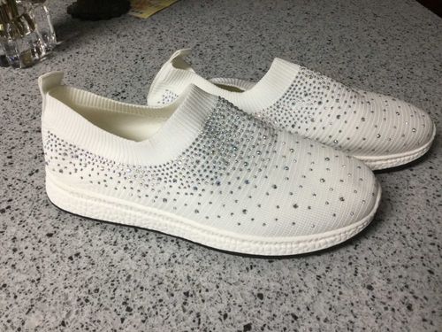 Customer photo review of Casual Slip on Sneakers